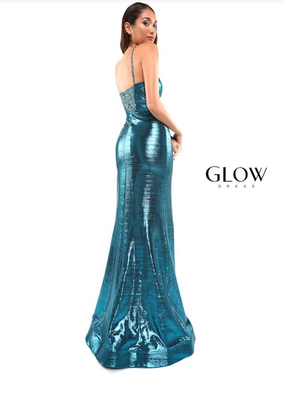 Glow Size 10 Turquoise Blue Mermaid Dress on Queenly