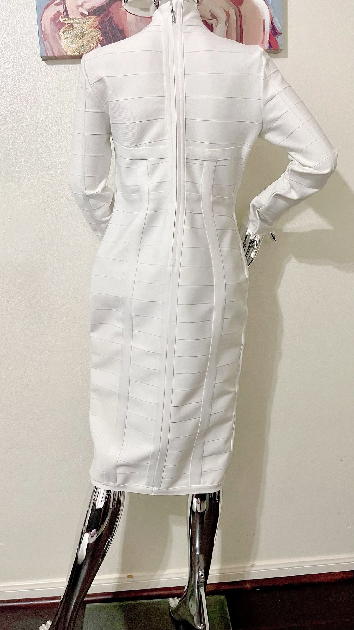 Size 14 White Cocktail Dress on Queenly