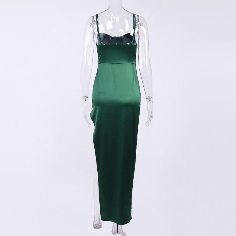 Size 6 Green Side Slit Dress on Queenly