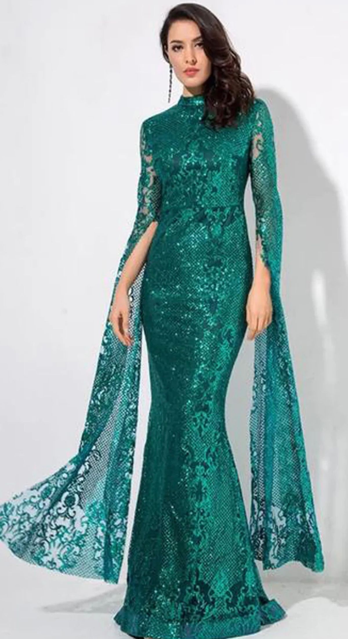 Size 2 Green Floor Length Maxi on Queenly