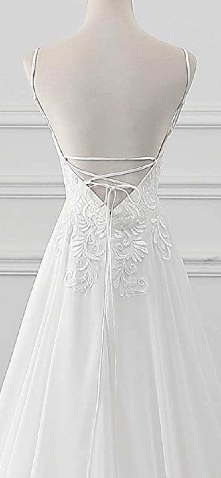 Size 14 Wedding Lace White Dress With Train on Queenly