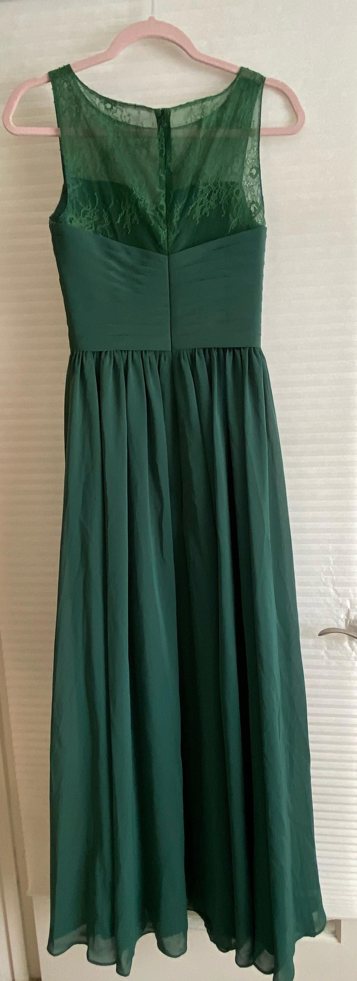 Azazie Size 2 Green A-line Dress on Queenly