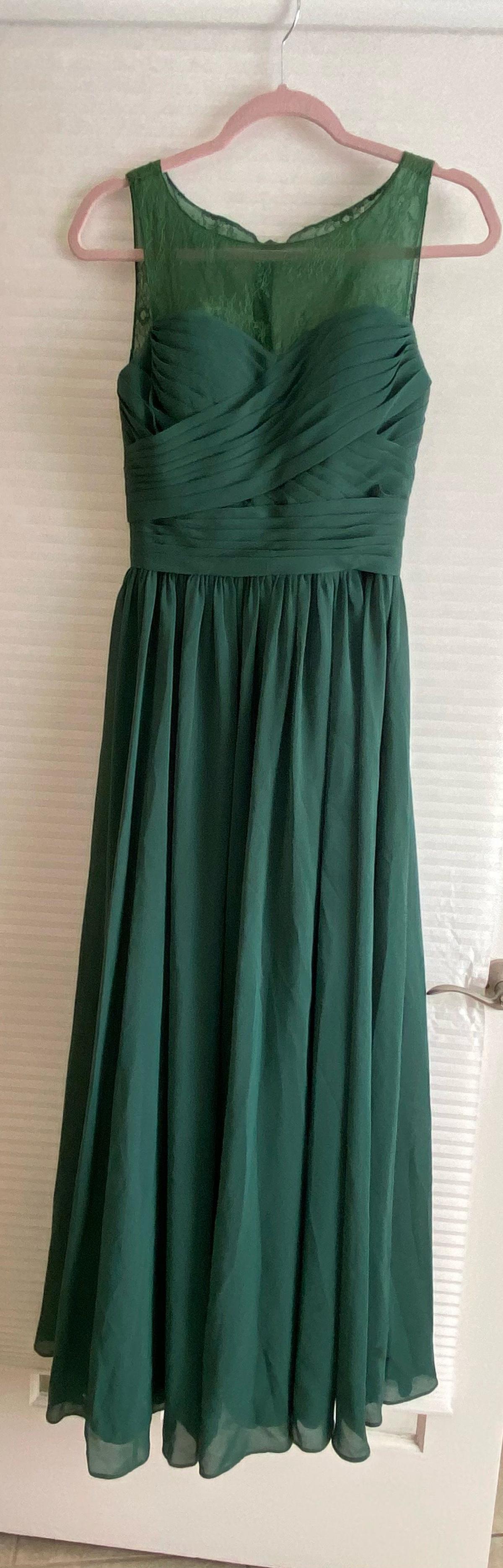 Azazie Size 2 Green A-line Dress on Queenly