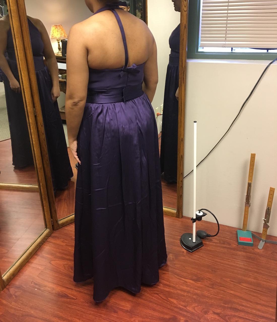 Size 10 Bridesmaid Purple Floor Length Maxi on Queenly