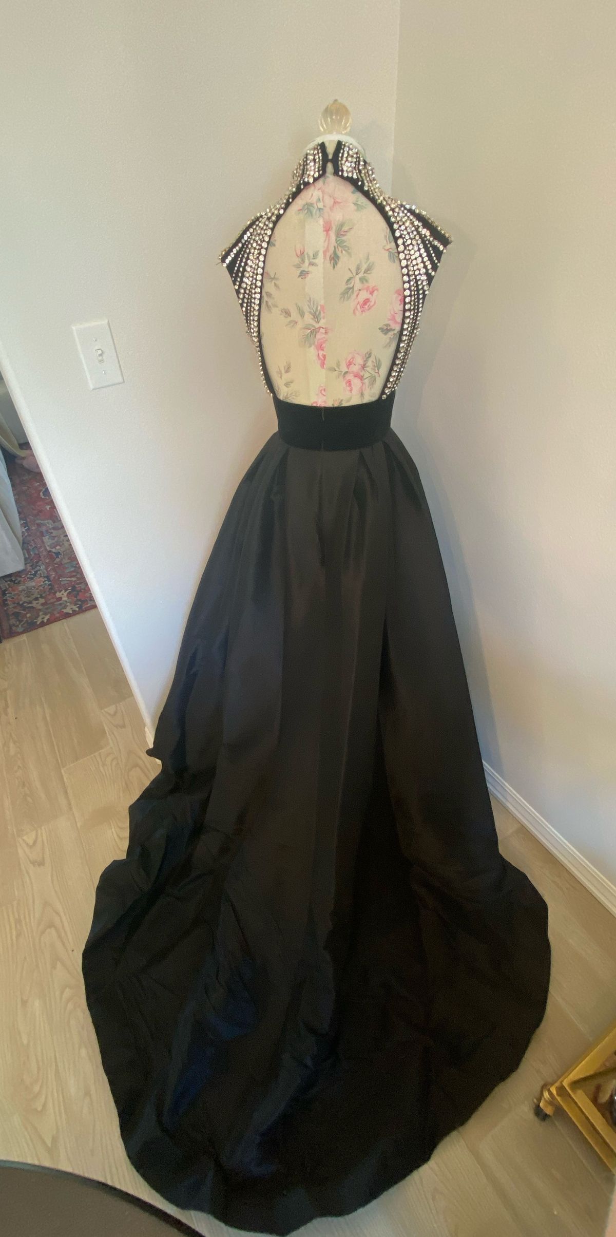 Mac Duggal Size 4 Prom Black Dress With Train on Queenly
