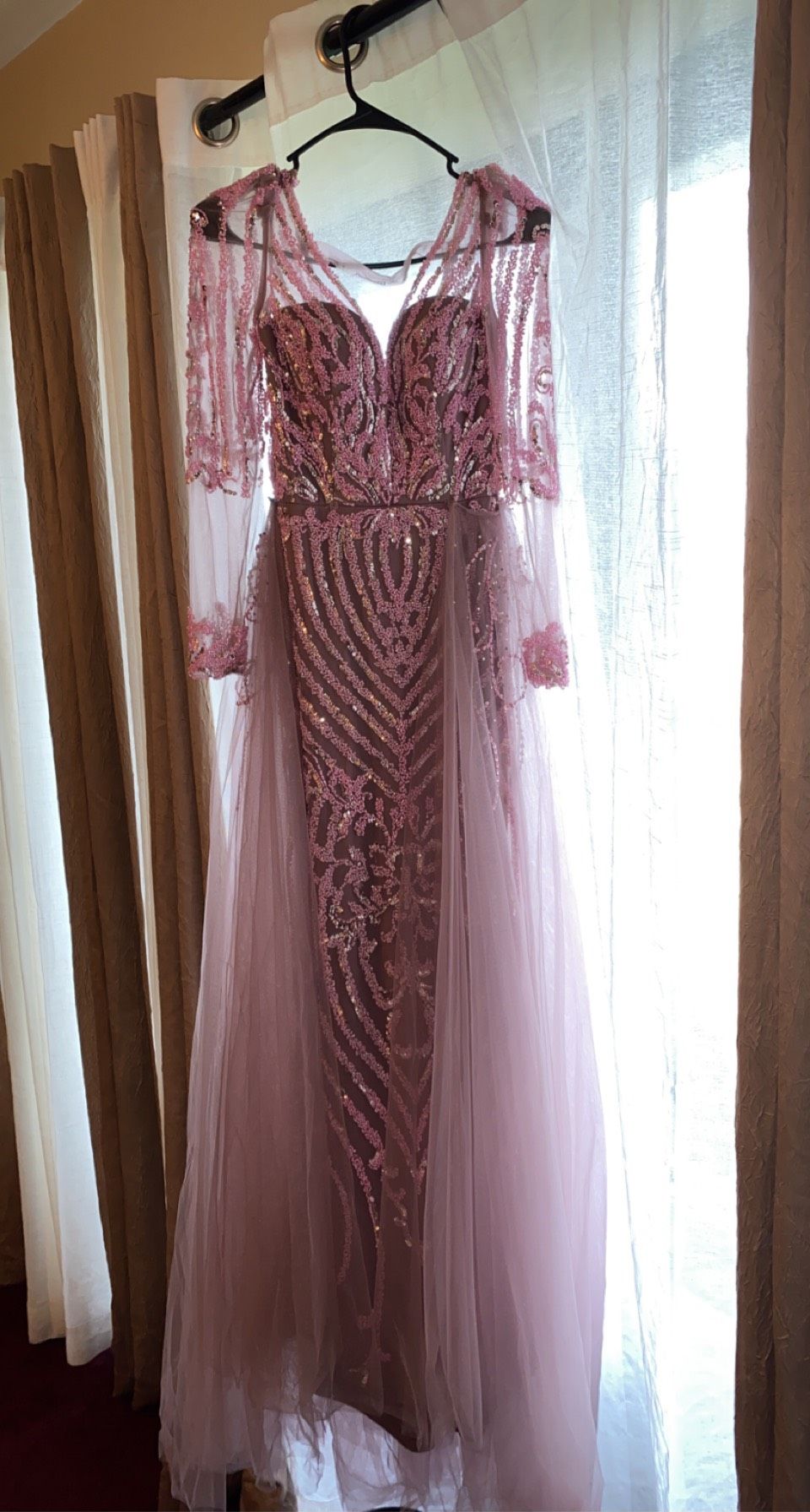 *Taking Offers* Size 2 Pink Floor Length Maxi on Queenly