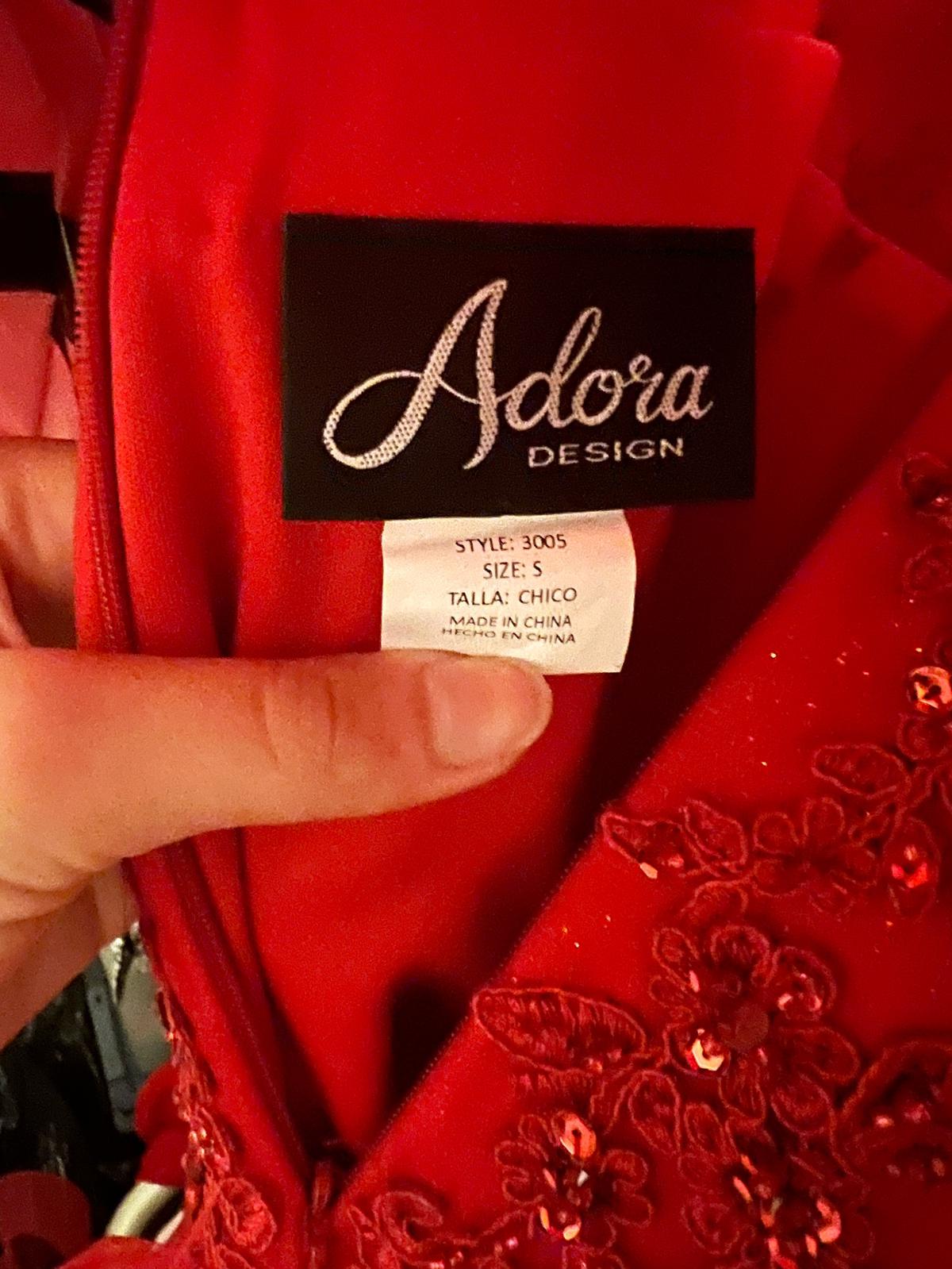 Adora Designs Size 2 Prom Red Ball Gown on Queenly