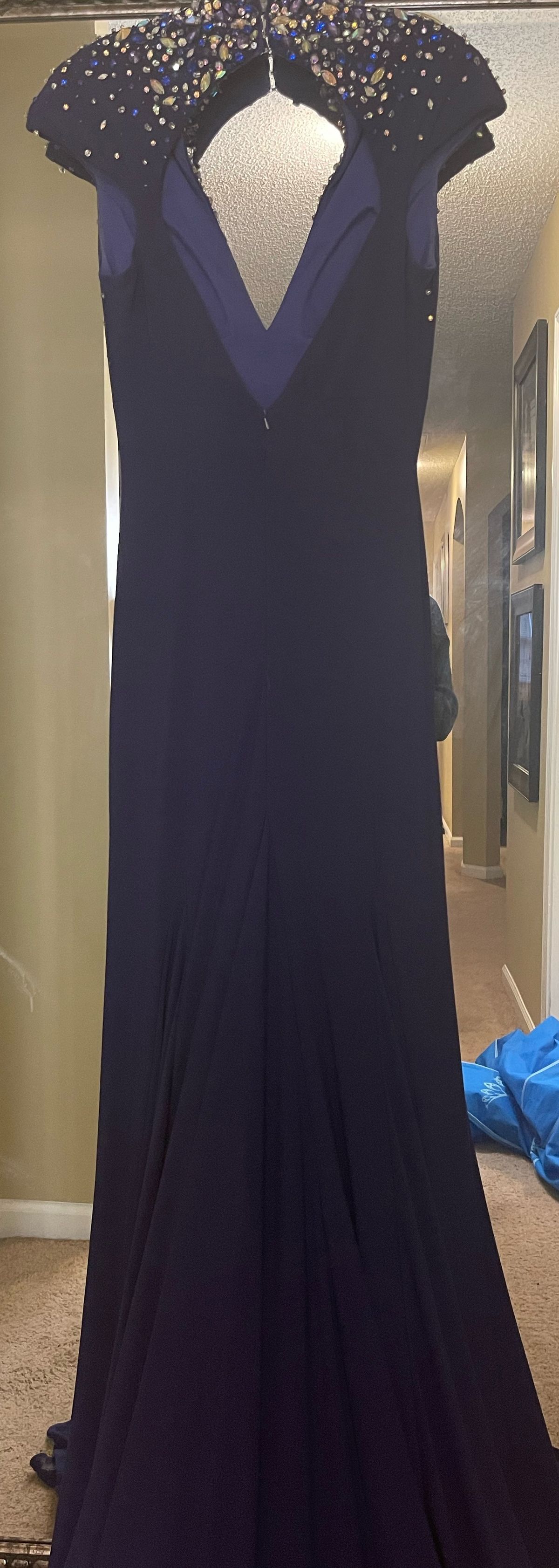 Mac Duggal Size 4 Prom Purple Floor Length Maxi on Queenly