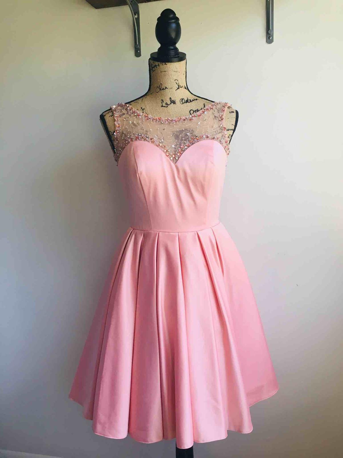 Sherri Hill Pink Size 6 Midi Sequin Cocktail Dress on Queenly
