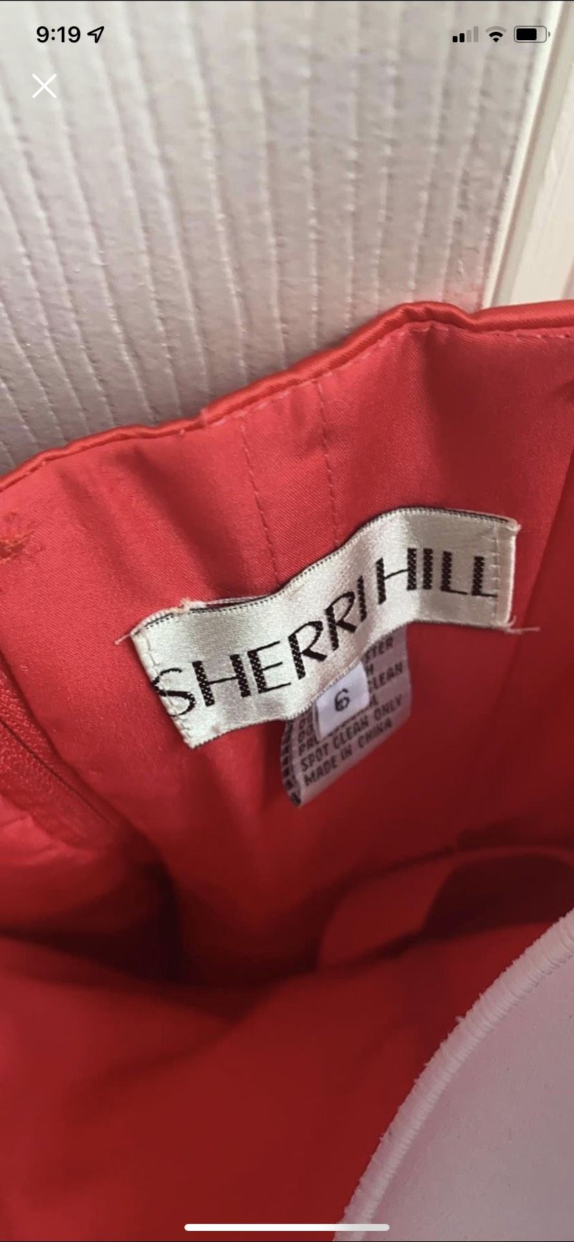 Sherri Hill Size 2 Homecoming Strapless Lace Coral Cocktail Dress on Queenly