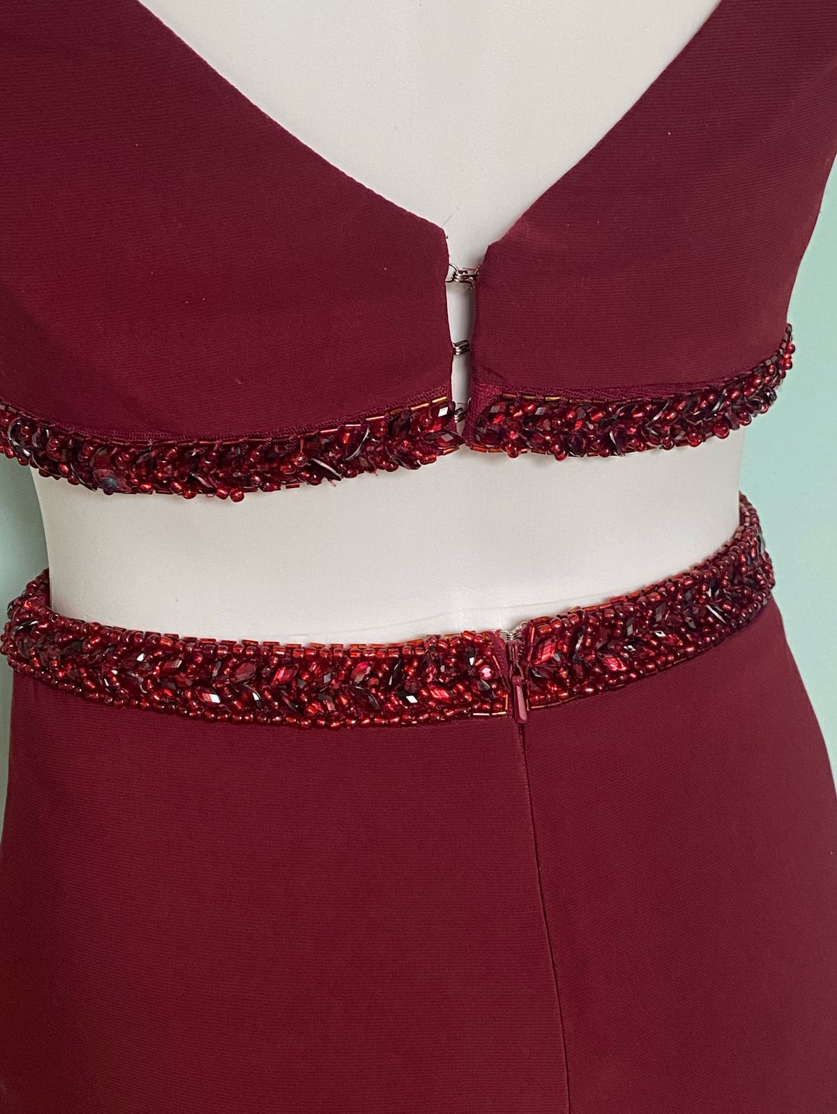 Jolene Size 4 Prom Burgundy Red Cocktail Dress on Queenly
