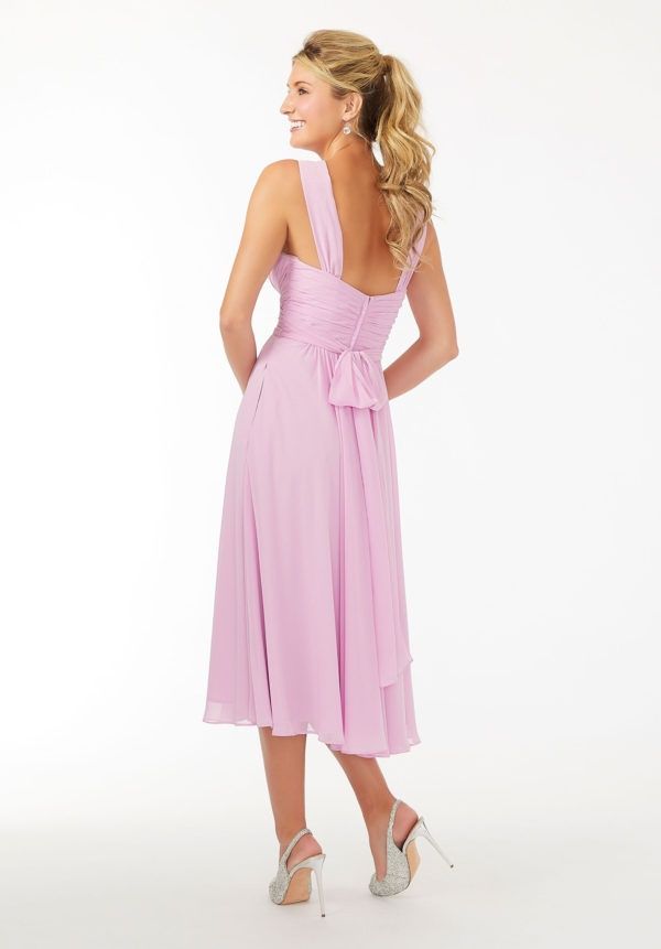 Style Rita MoriLee Size 12 Bridesmaid Light Pink Cocktail Dress on Queenly