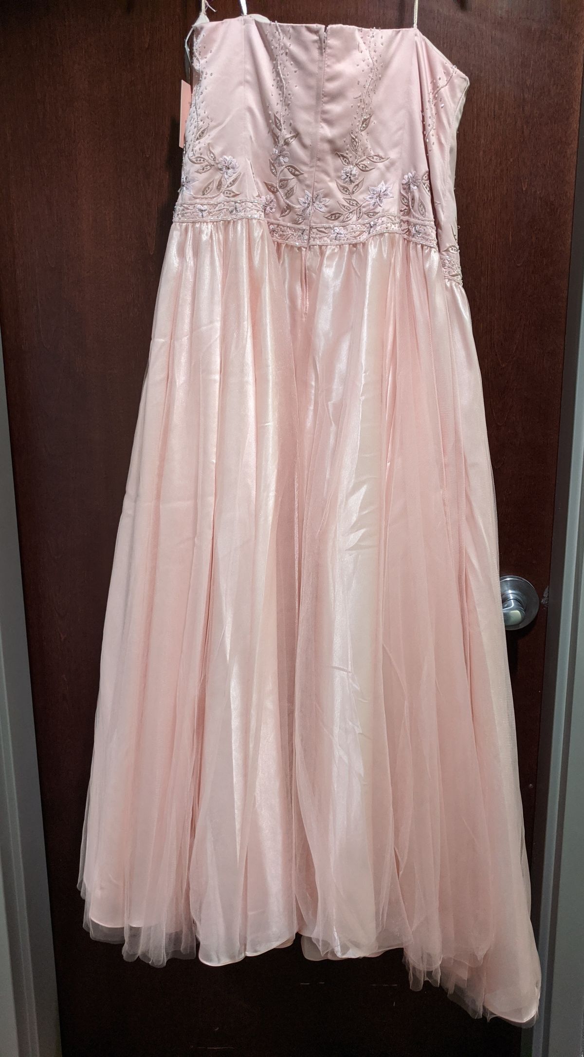 Style 9978R Blush Prom Size 14 Prom Light Pink Ball Gown on Queenly