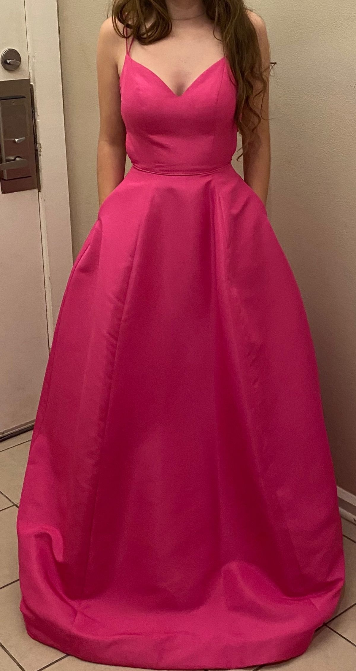 Sherri Hill Size 00 Hot Pink Ball Gown on Queenly
