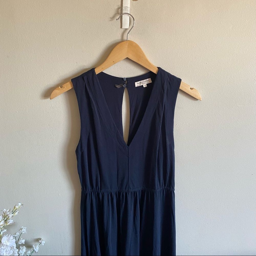 Size 10 Navy Black Formal Jumpsuit on Queenly