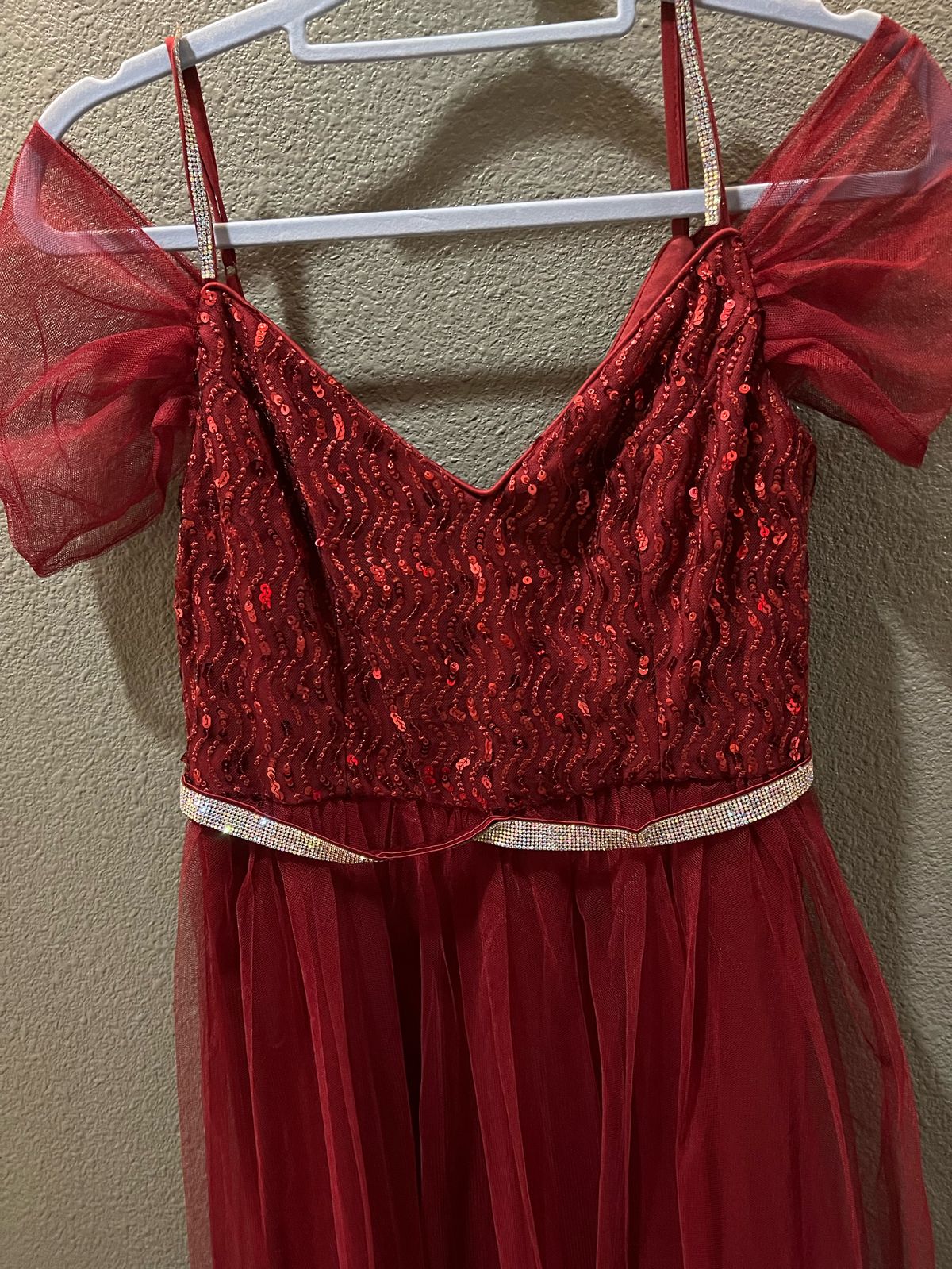 Size 10 Red Dress With Train on Queenly