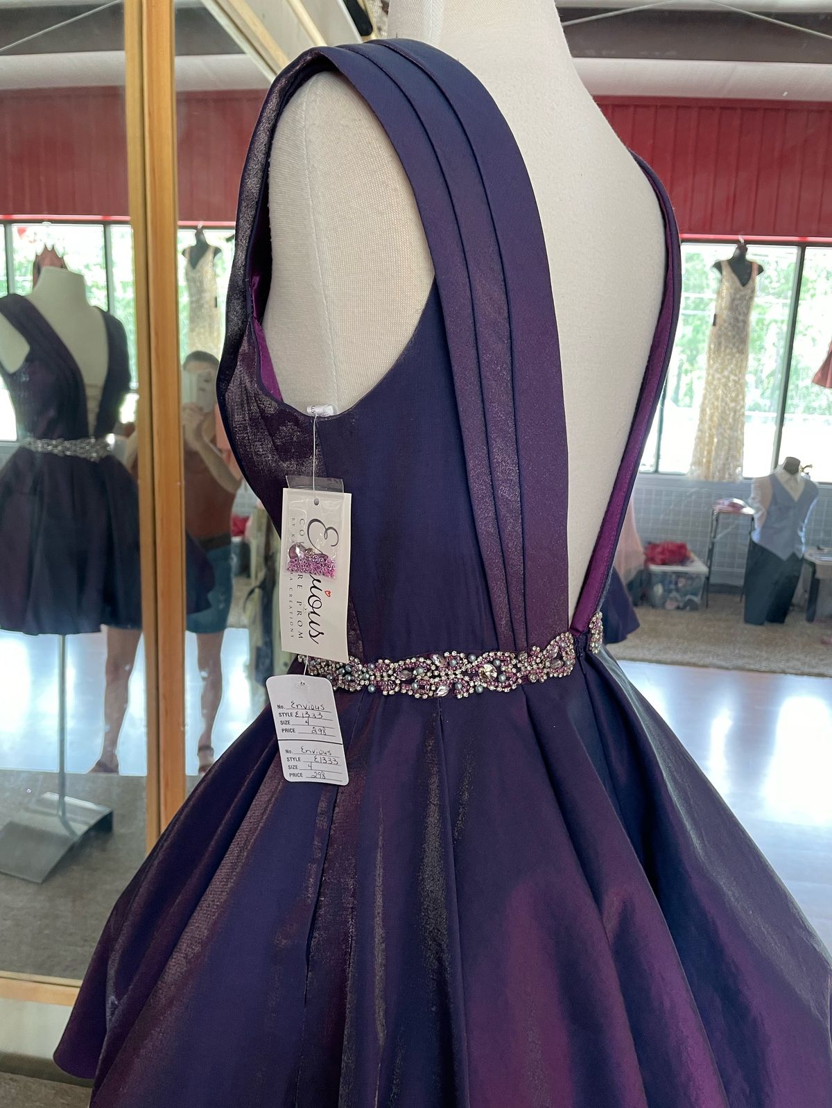 Envious Couture Size 4 Prom Purple Cocktail Dress on Queenly