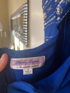 Adrianna Papell Size 4 Blue Cocktail Dress on Queenly