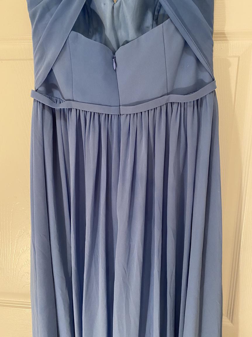 AW BRIDAL Size 6 Bridesmaid Blue Floor Length Maxi on Queenly