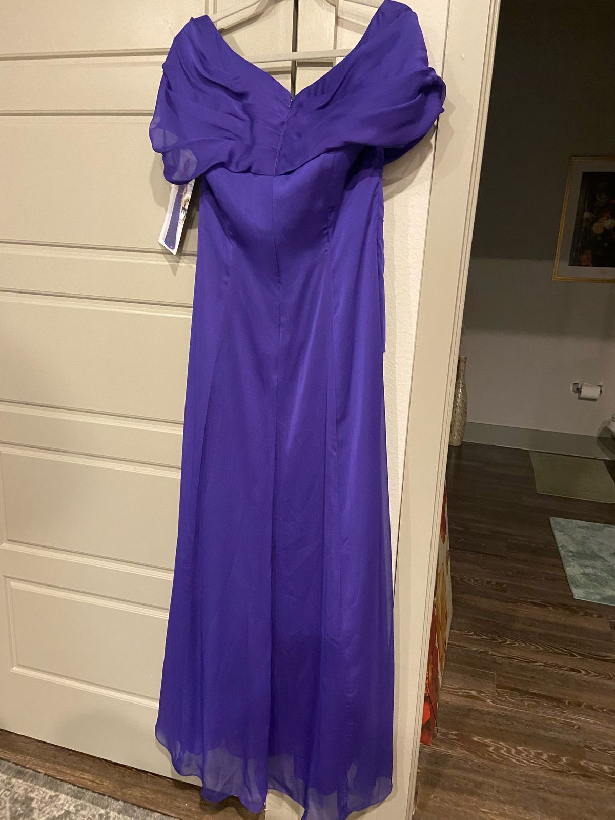 Jade by Jasmine Size 14 Purple A-line Dress on Queenly