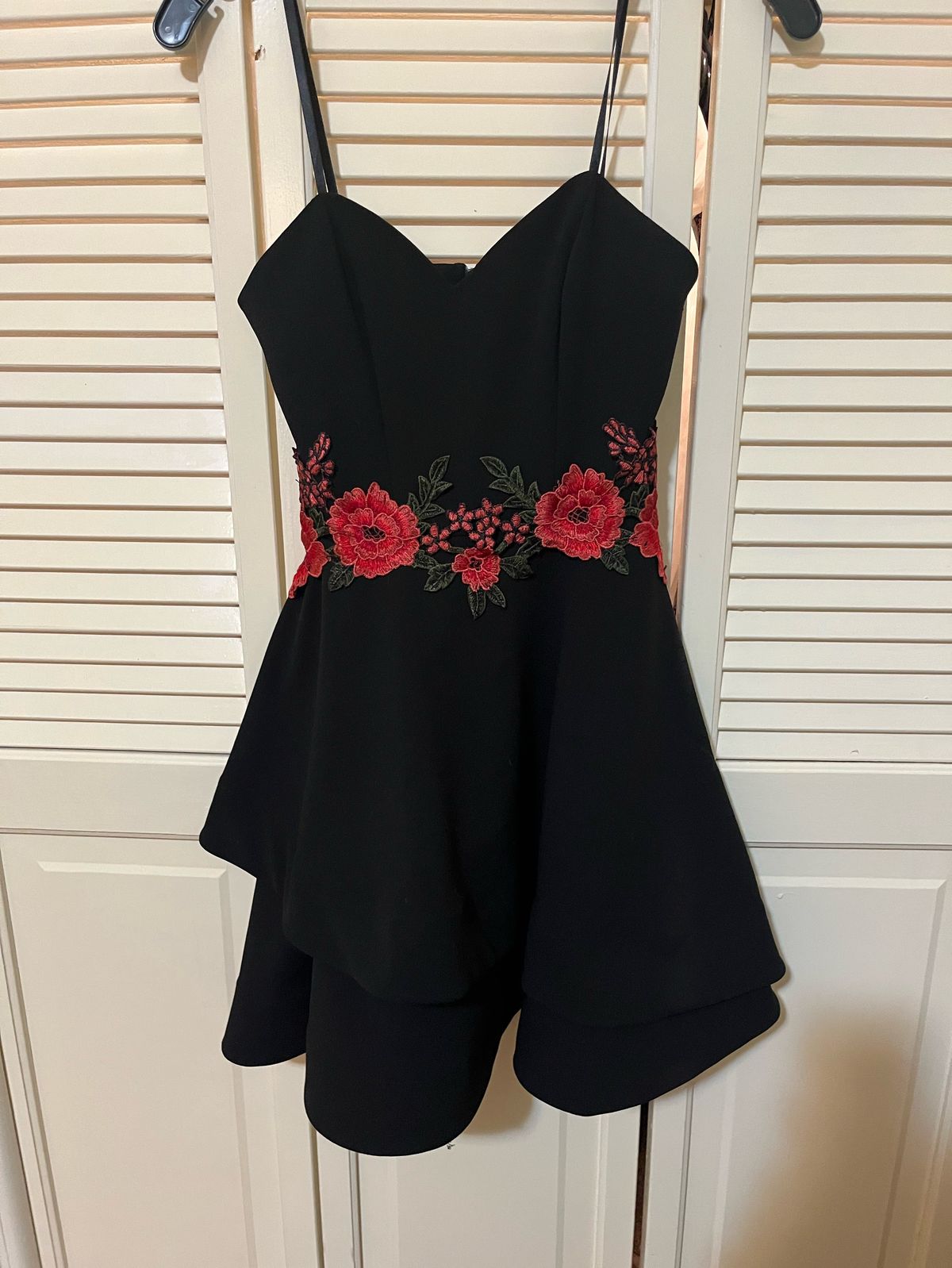 Size 2 Black A-line Dress on Queenly