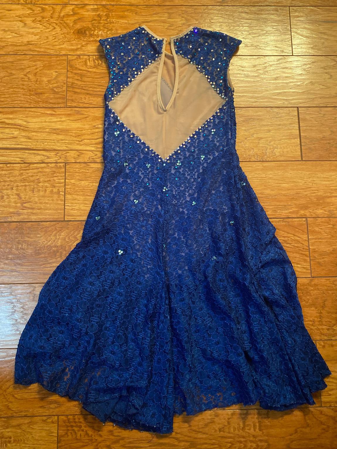 Custom Size 0 Pageant Blue Cocktail Dress on Queenly