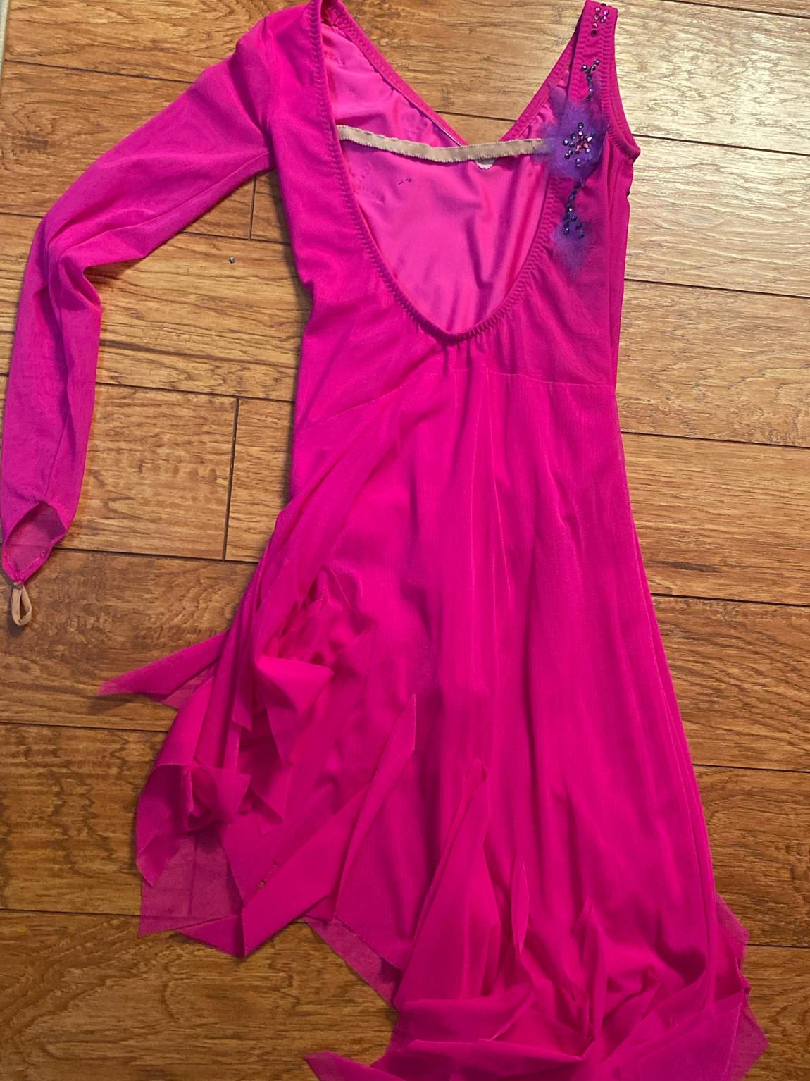 Custom Size 2 Fun Fashion Sequined Hot Pink Formal Jumpsuit on Queenly