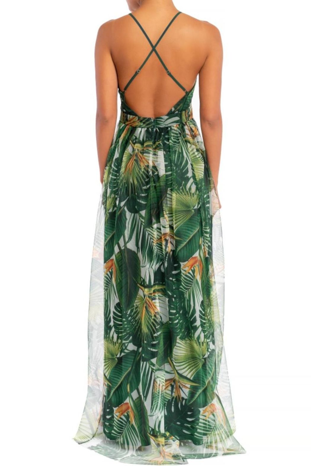 Style LD6614 Luxeel Size 4 Green Floor Length Maxi on Queenly