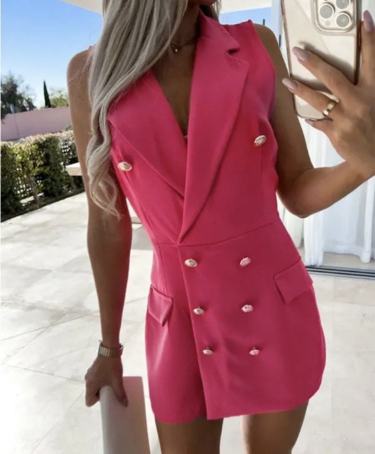 Size 6 Pageant Blazer Pink Cocktail Dress on Queenly