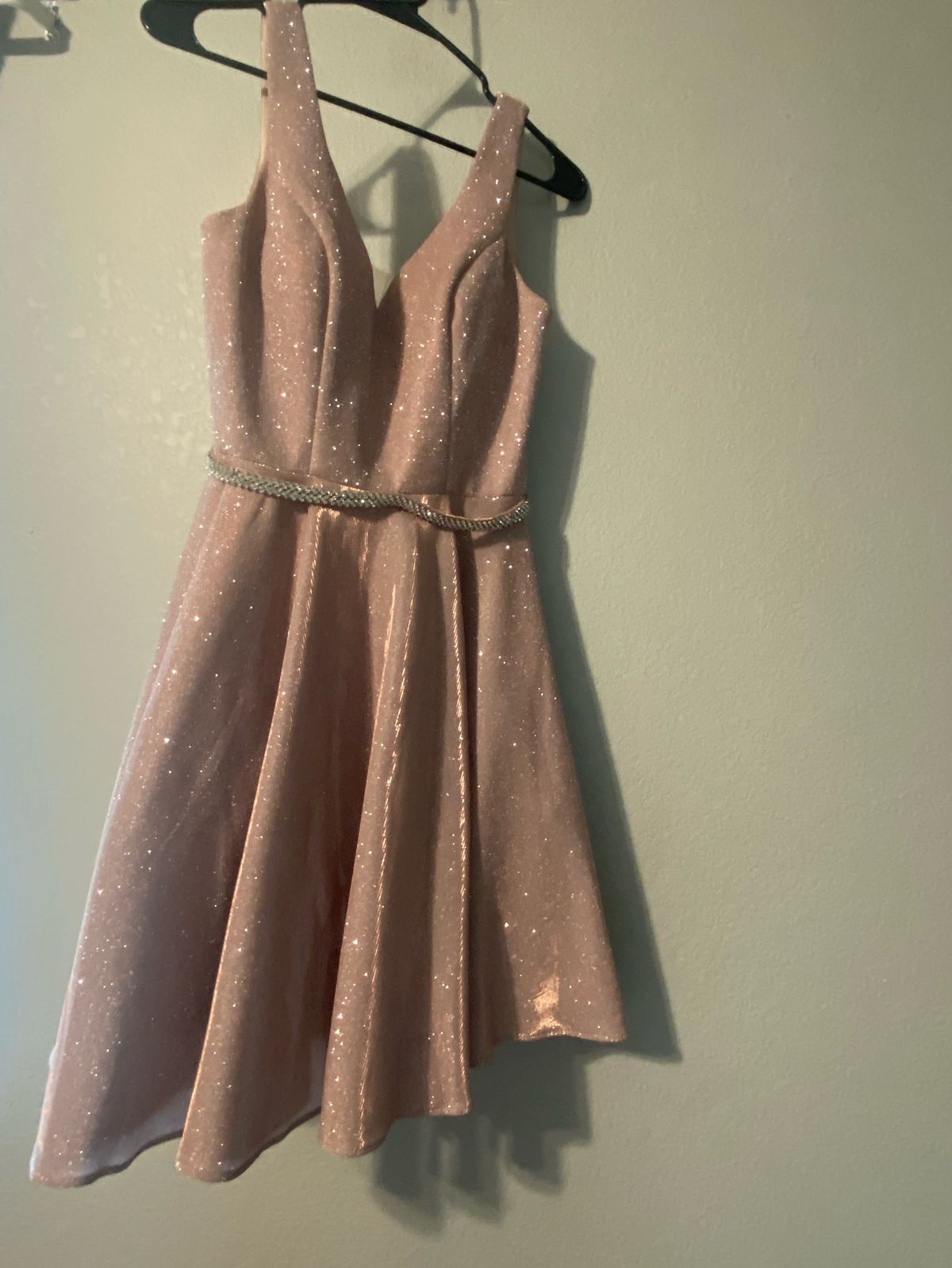 Size 2 Rose Gold A-line Dress on Queenly