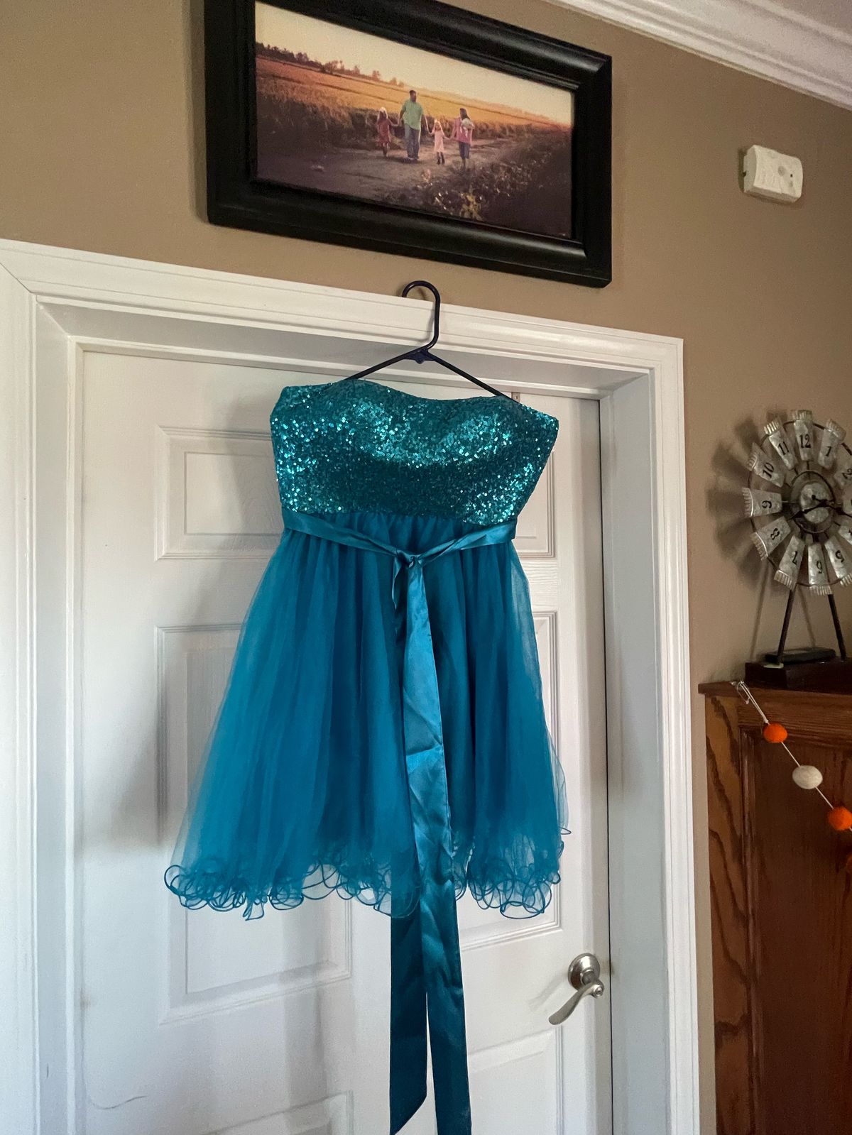 Size 12 Blue Cocktail Dress on Queenly