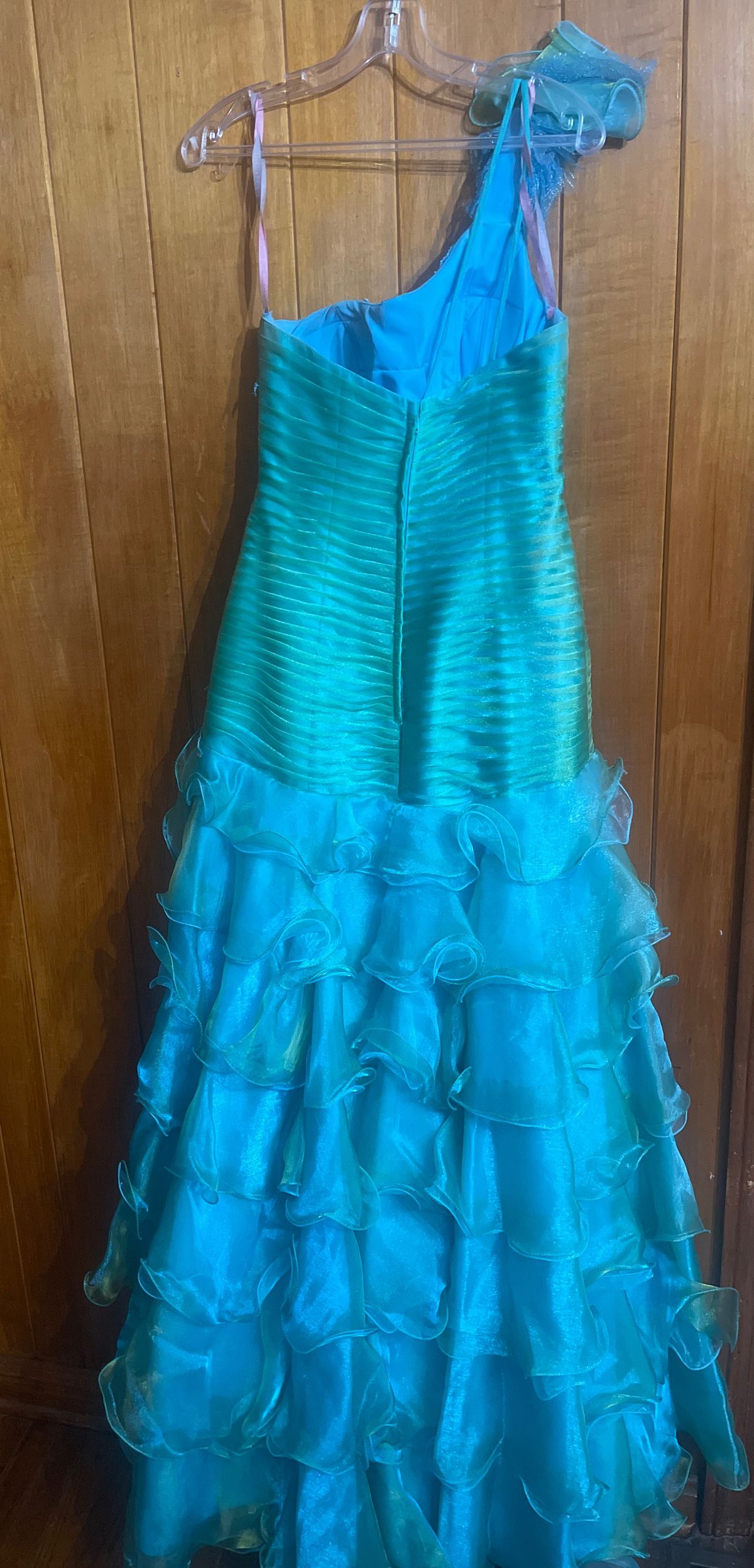 Blush Prom Size 6 Multicolor Mermaid Dress on Queenly