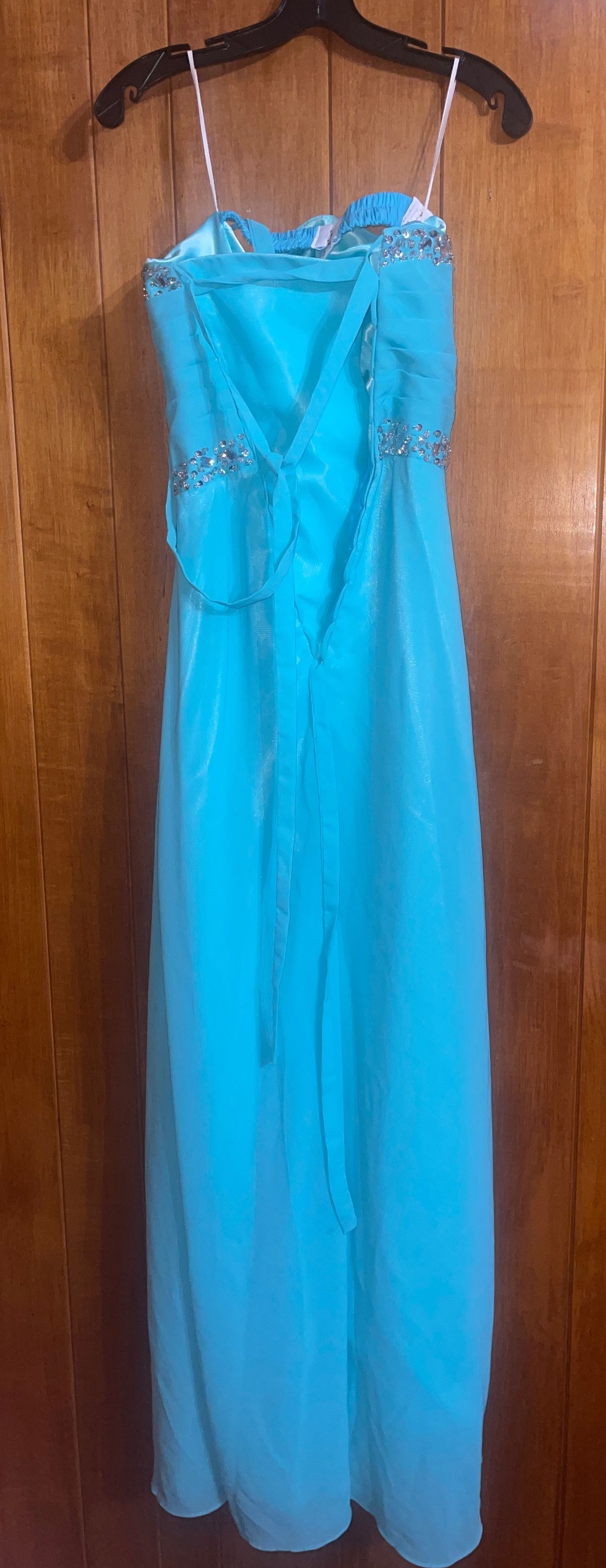 (Unknown) Size 6 Pageant Blue Floor Length Maxi on Queenly