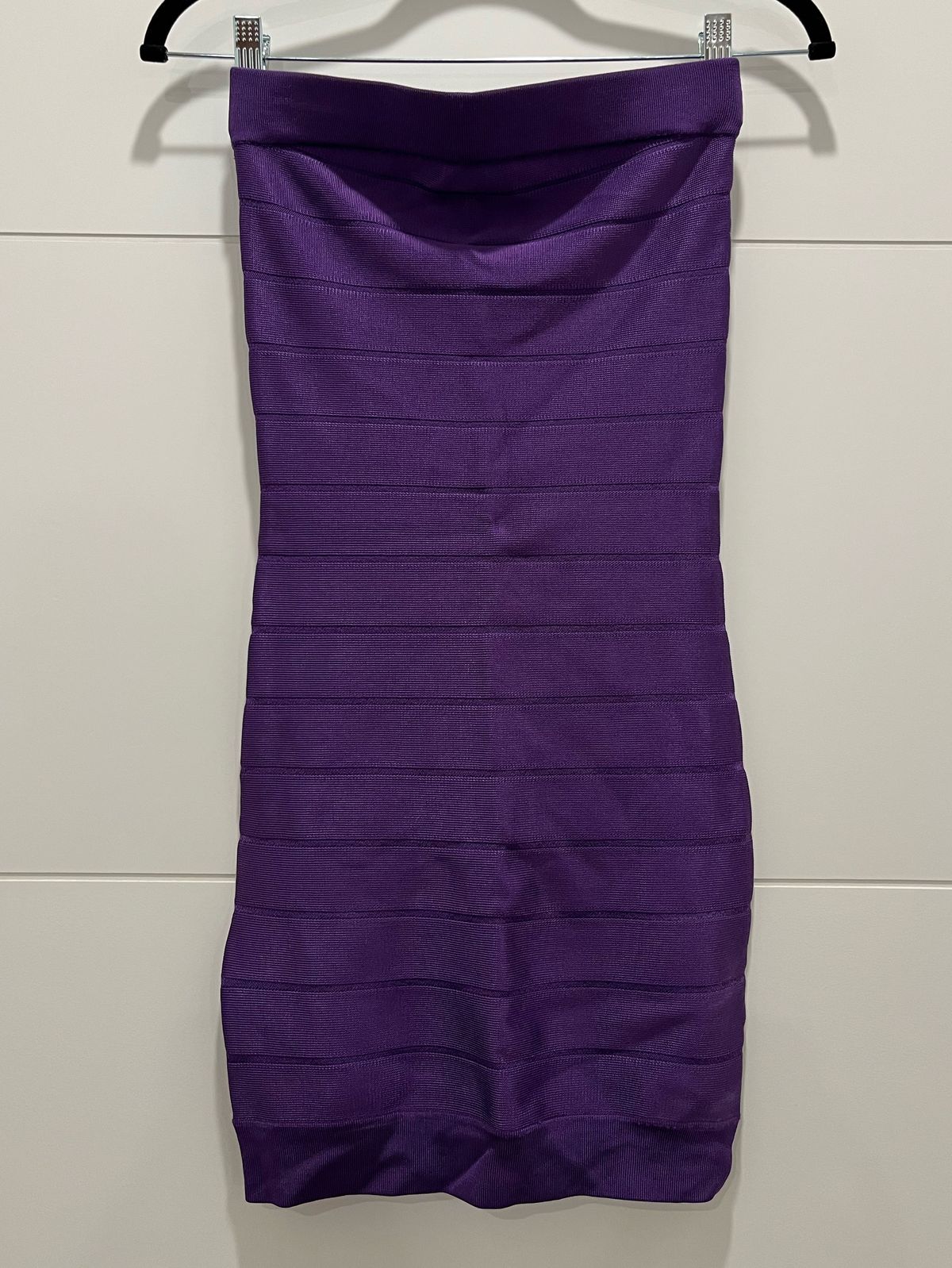 French Connection Size 4 Strapless Purple Cocktail Dress on Queenly