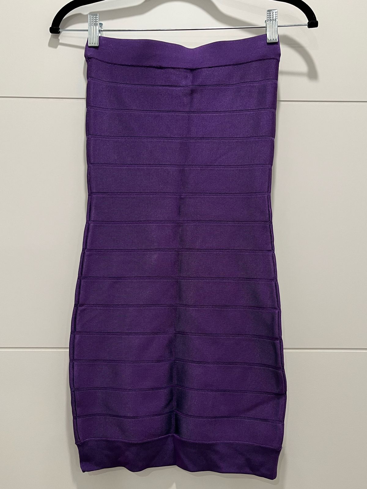French Connection Size 4 Strapless Purple Cocktail Dress on Queenly