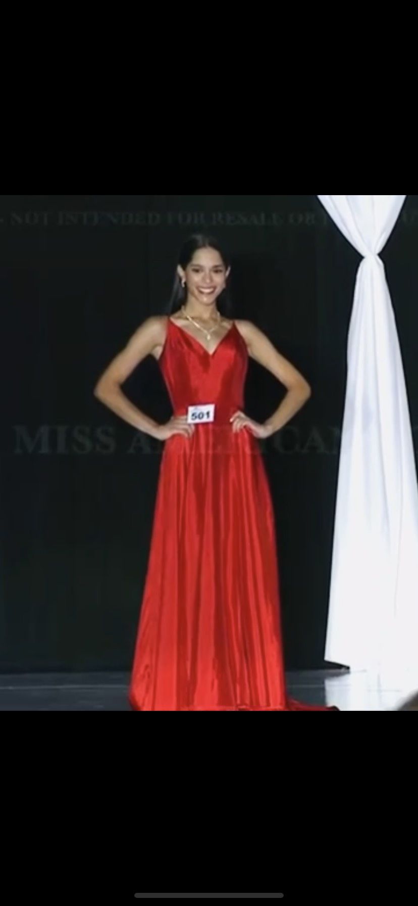 Sherri Hill Size 0 Pageant Plunge Red Ball Gown on Queenly