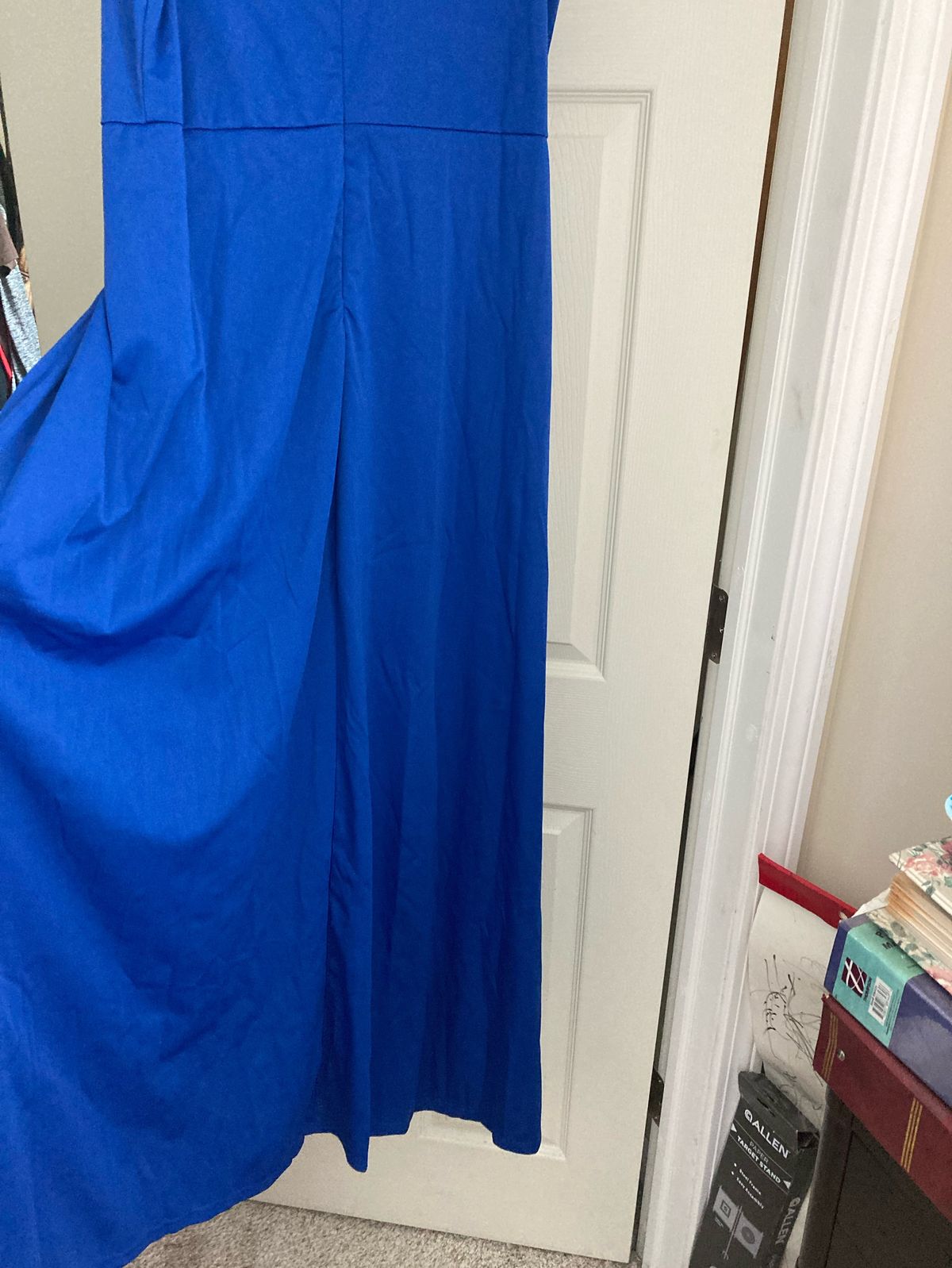 Size 14 Royal Blue Formal Jumpsuit on Queenly