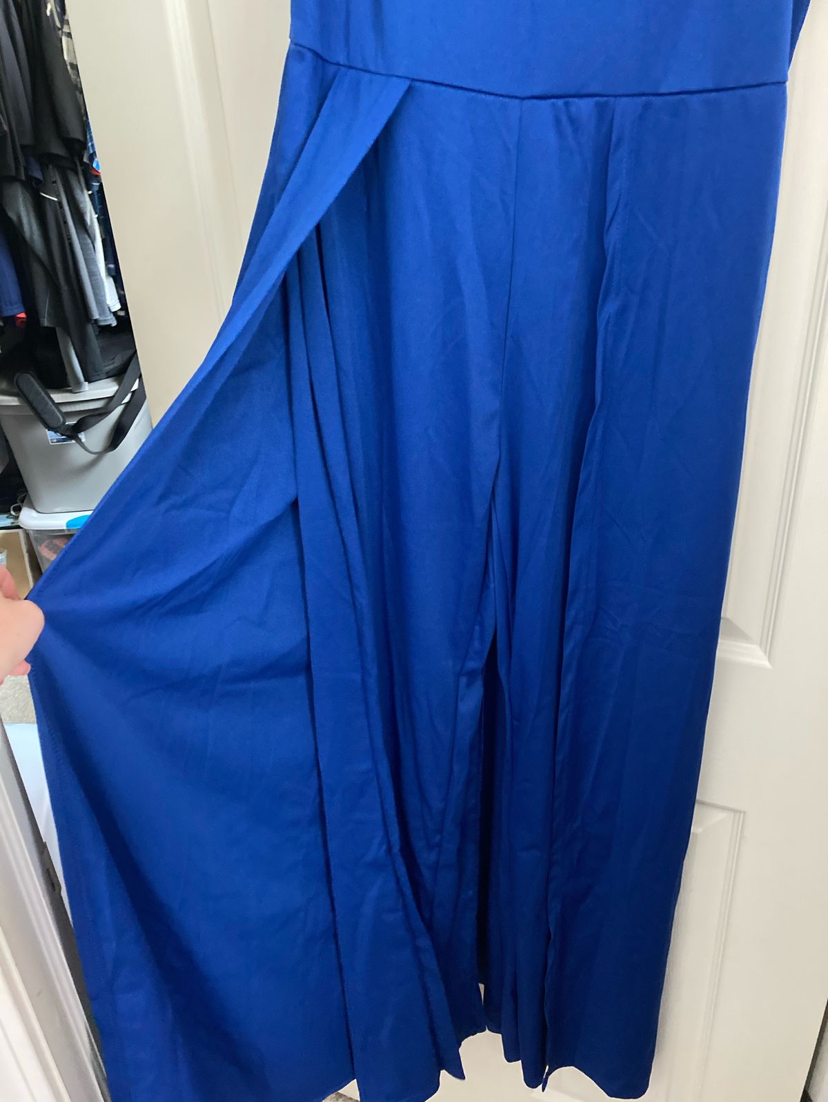 Size 14 Royal Blue Formal Jumpsuit on Queenly