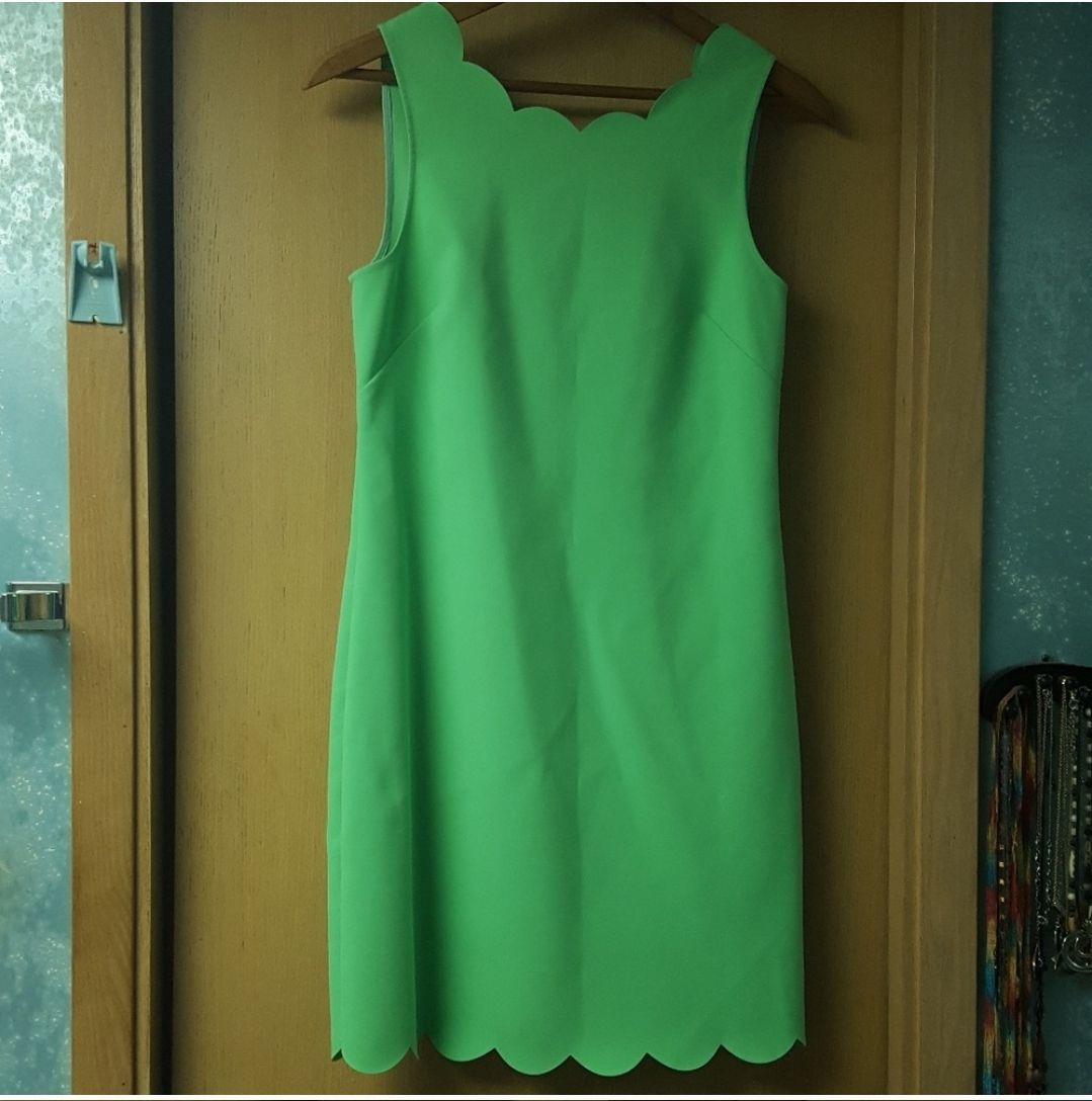 J. Crew Size 8 Green Cocktail Dress on Queenly