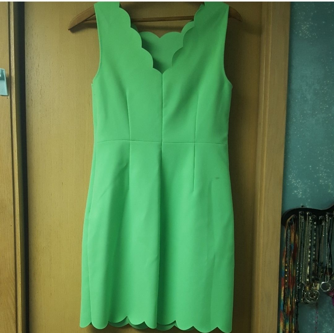 J. Crew Size 8 Green Cocktail Dress on Queenly