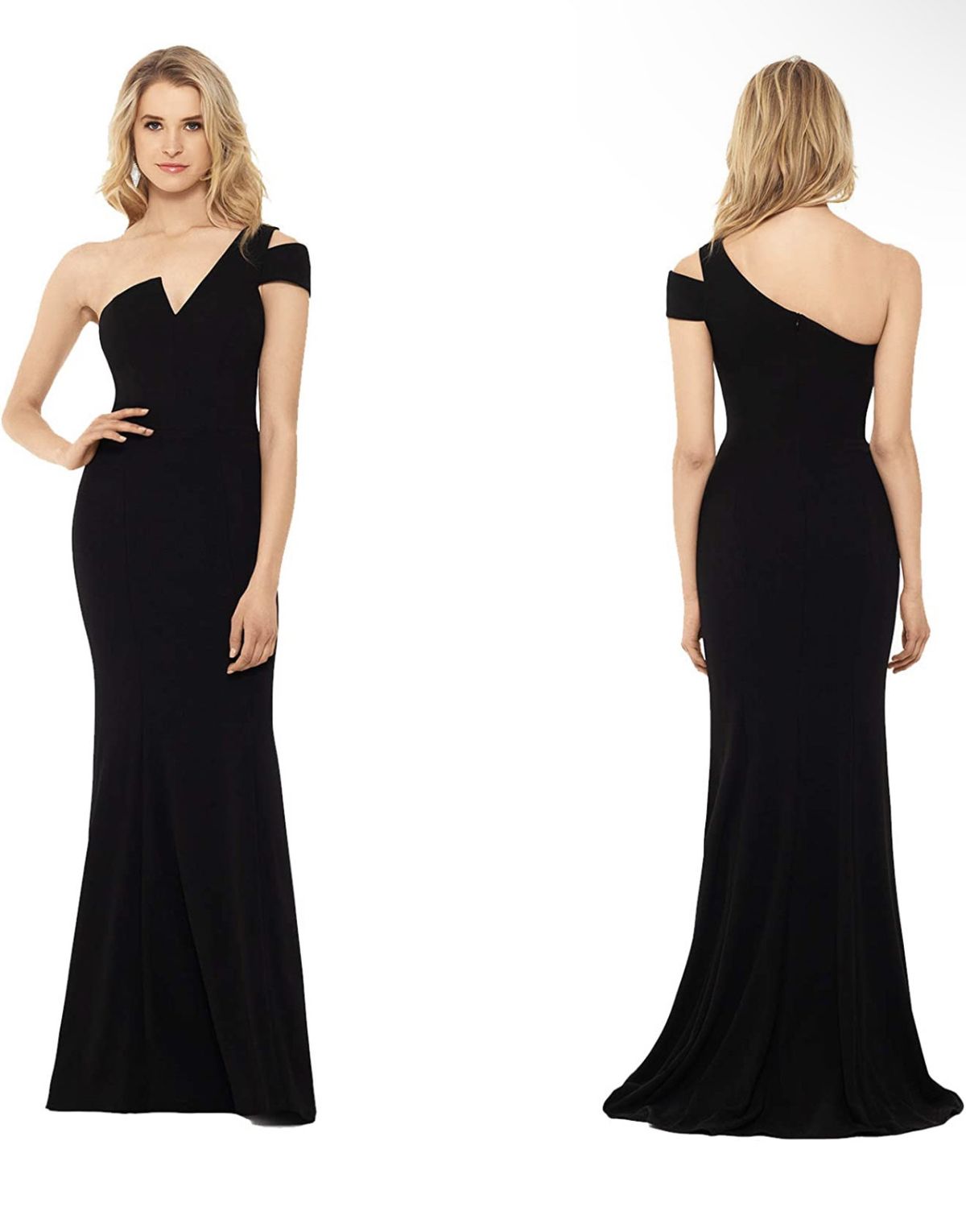 Betsy and Adam Size 14 Black A-line Dress on Queenly