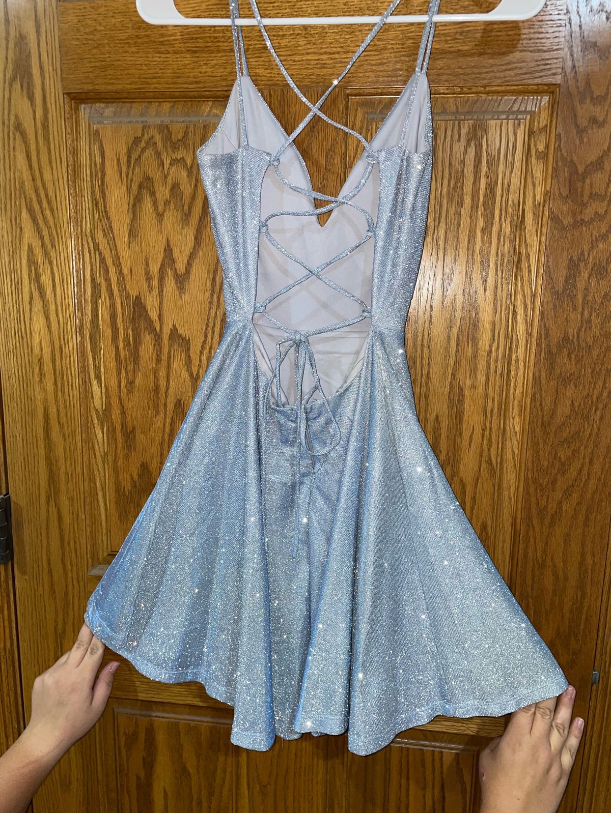 Windsor Size 2 Homecoming Light Blue Cocktail Dress on Queenly