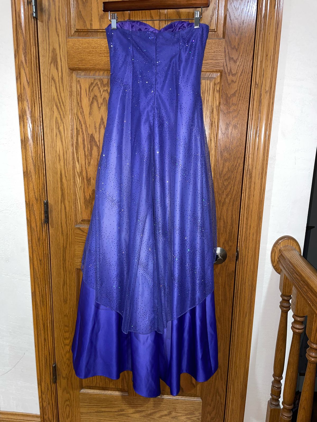 Jump by wendyechaitin Size 4 Strapless Purple Floor Length Maxi on Queenly