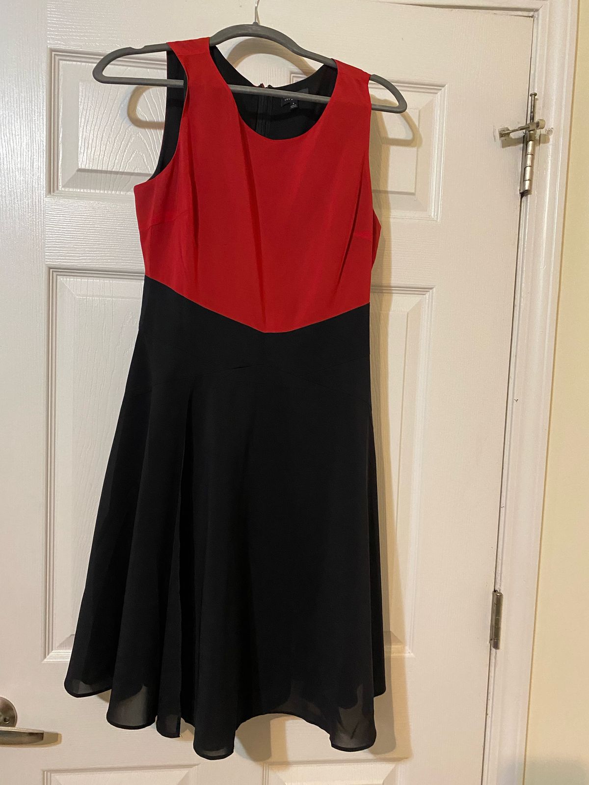 The limited Size 4 Black A-line Dress on Queenly