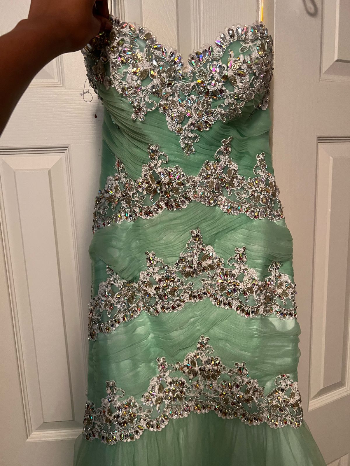 Size 4 Green Mermaid Dress on Queenly