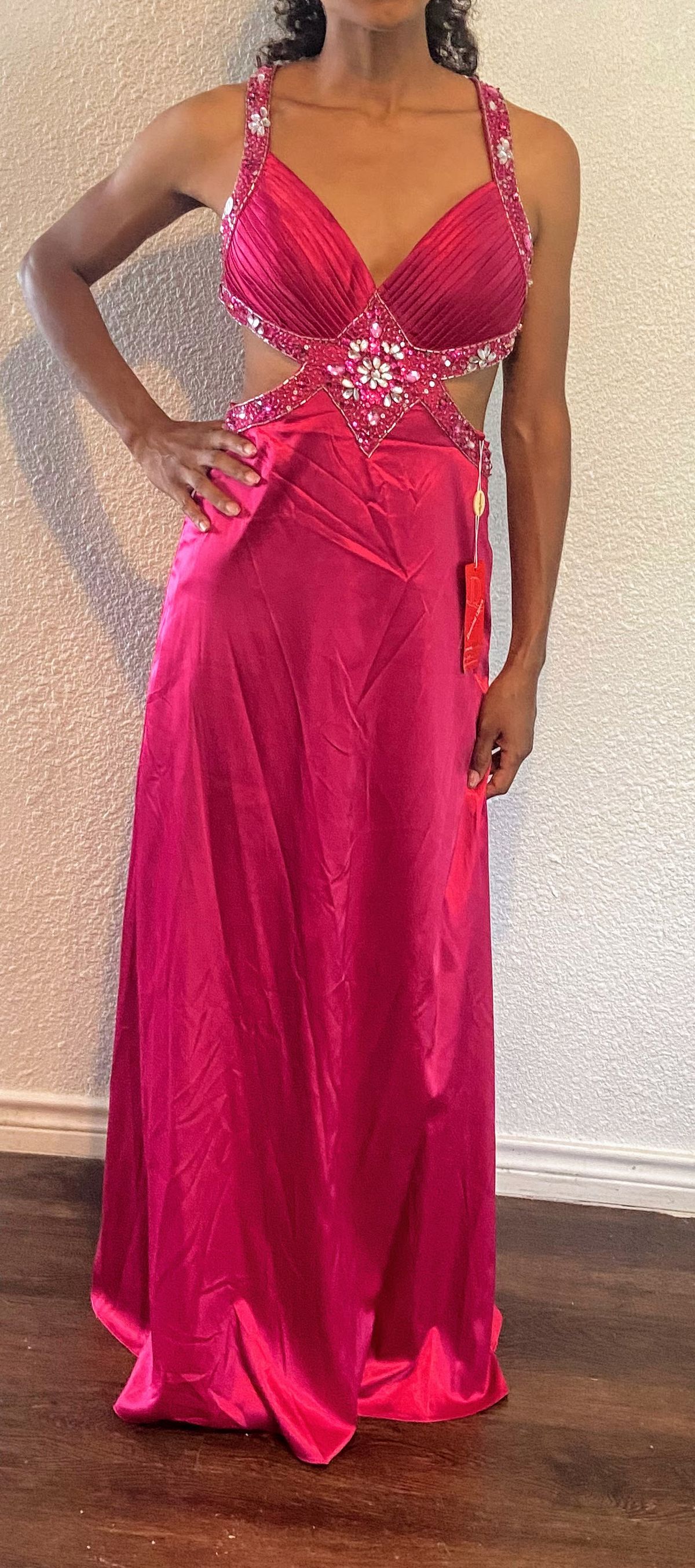 Dancing Queen Size 10 Pink A-line Dress on Queenly