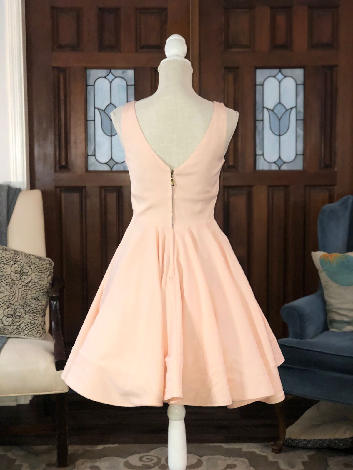 Size 4 Homecoming Light Pink Cocktail Dress on Queenly
