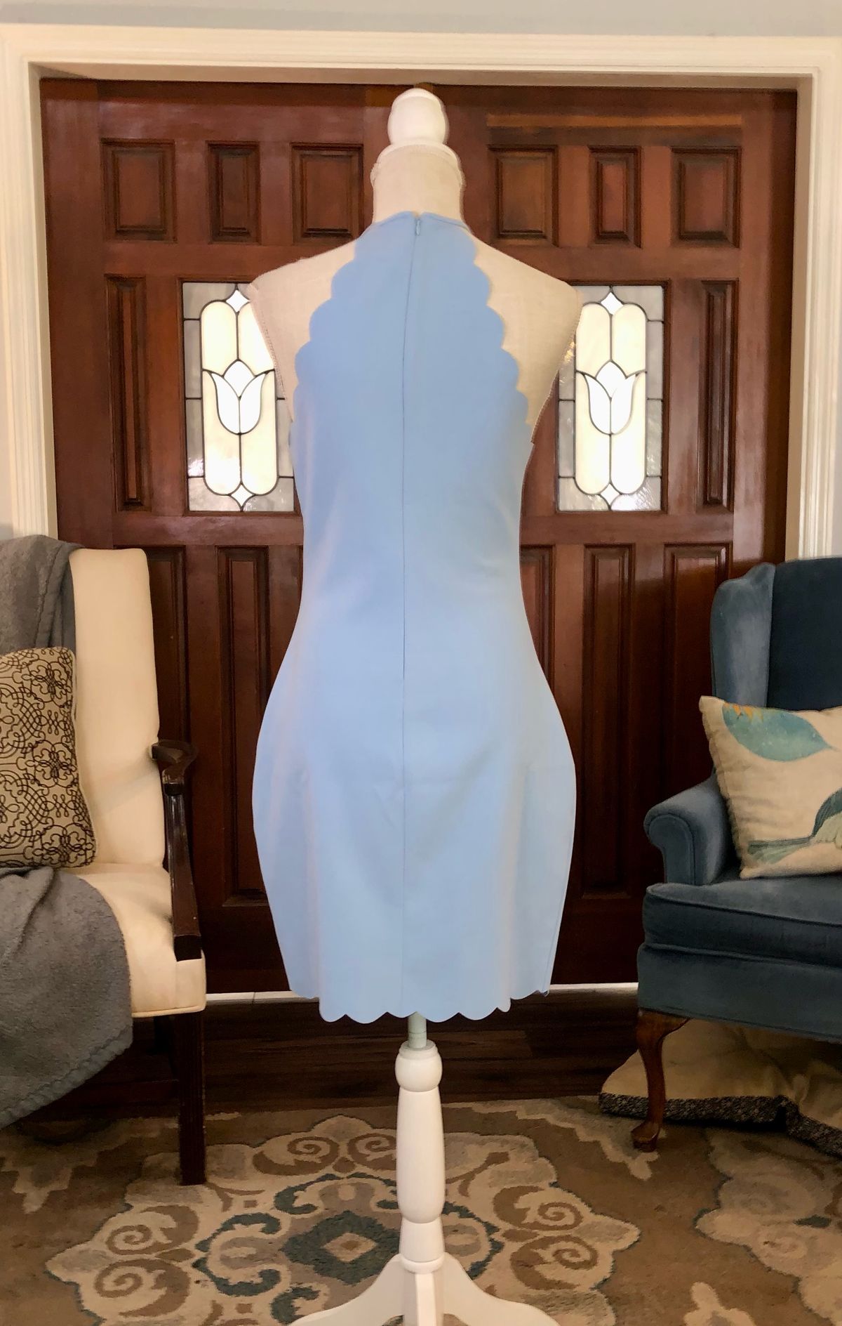 Likely Size 6 Light Blue Cocktail Dress on Queenly