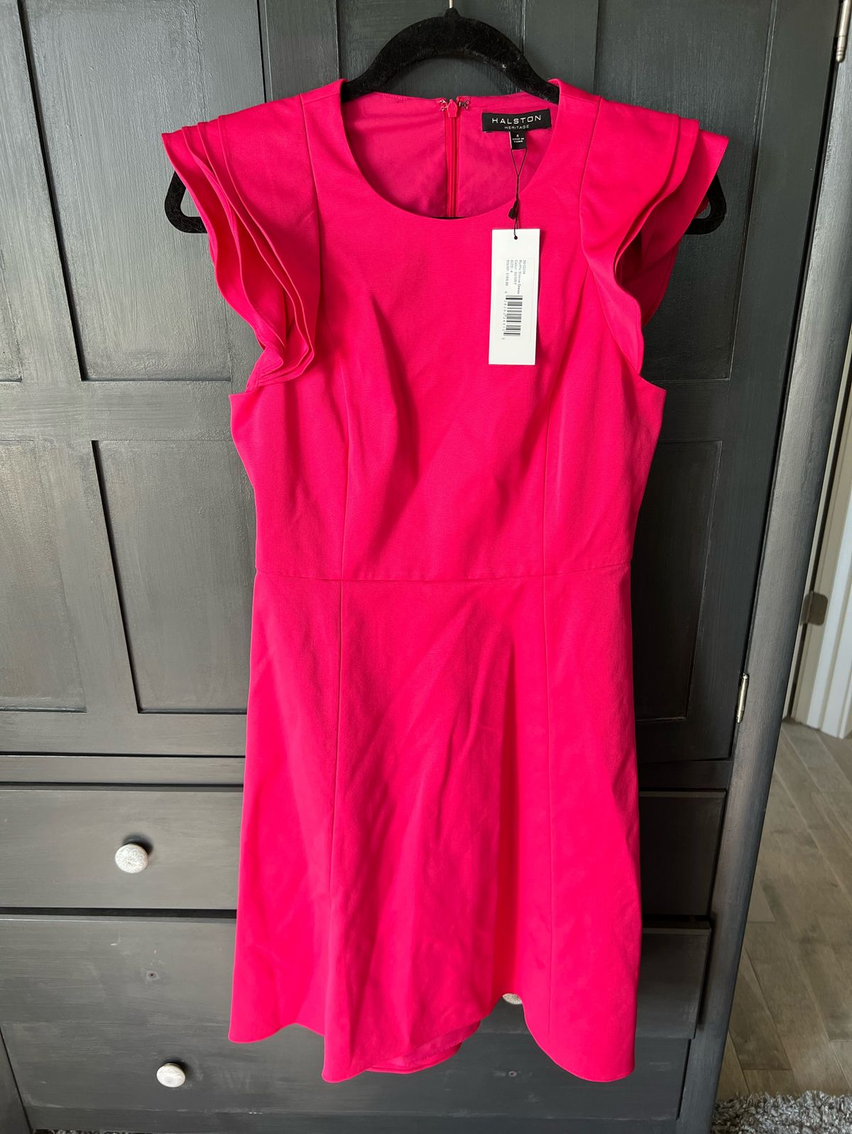 Size 4 Homecoming Satin Hot Pink Cocktail Dress on Queenly