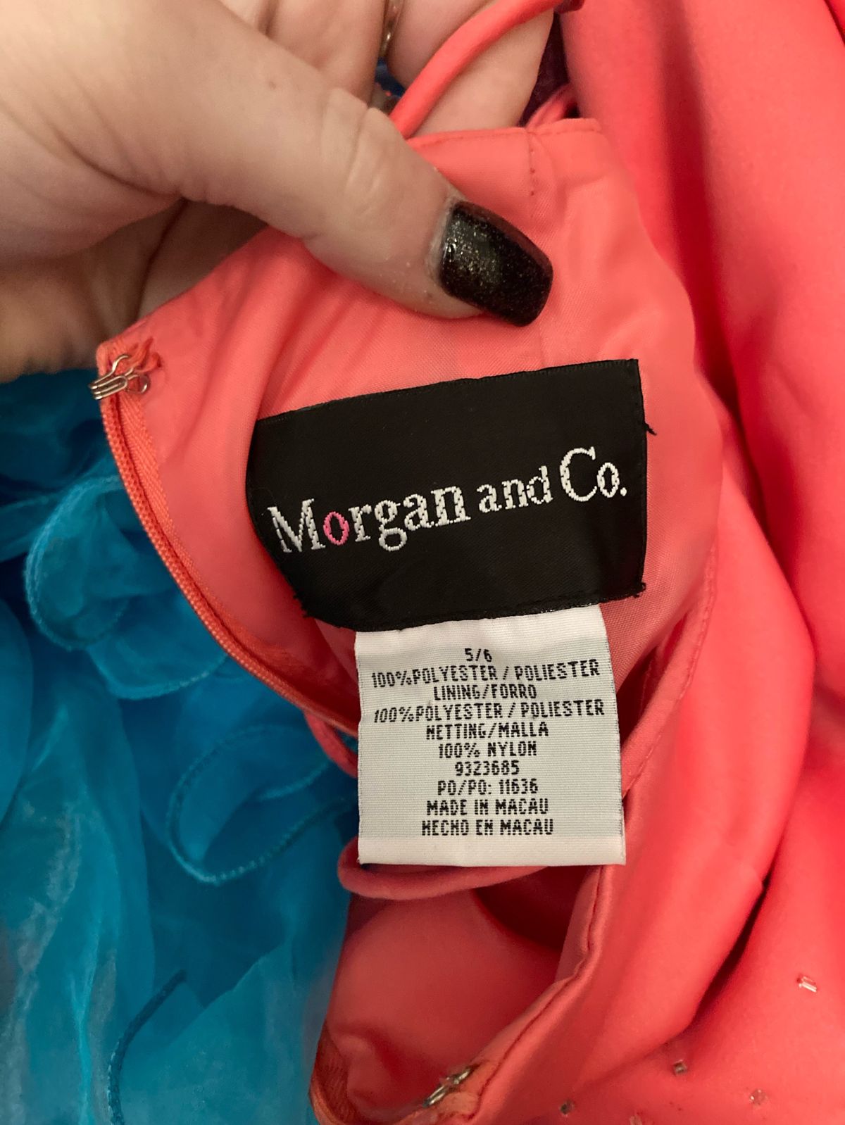 Morgan and Co Size 6 Multicolor Ball Gown on Queenly